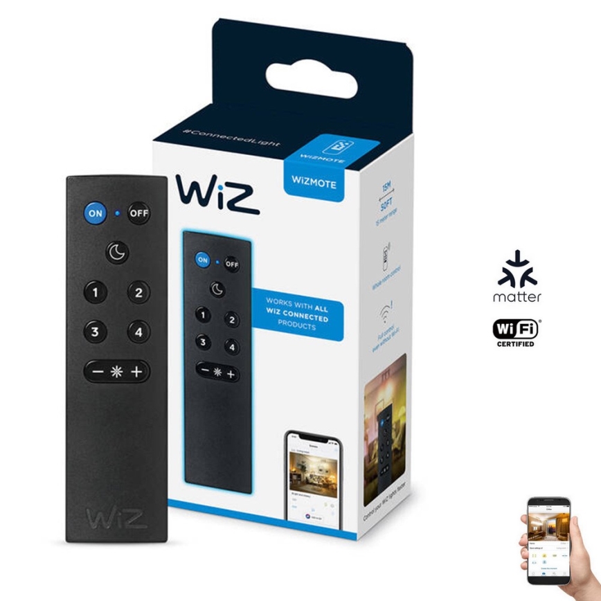 WiZ - Fjärrkontroll WIZMOTE 2xAAA Wi-Fi