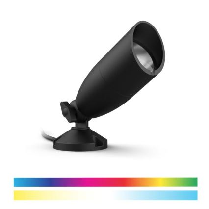 WiZ -KIT 2x LED RGBW Ljusreglerad utomhusbelysning SPOT LED/10W/230V 2700-5000K IP65 Wi-Fi