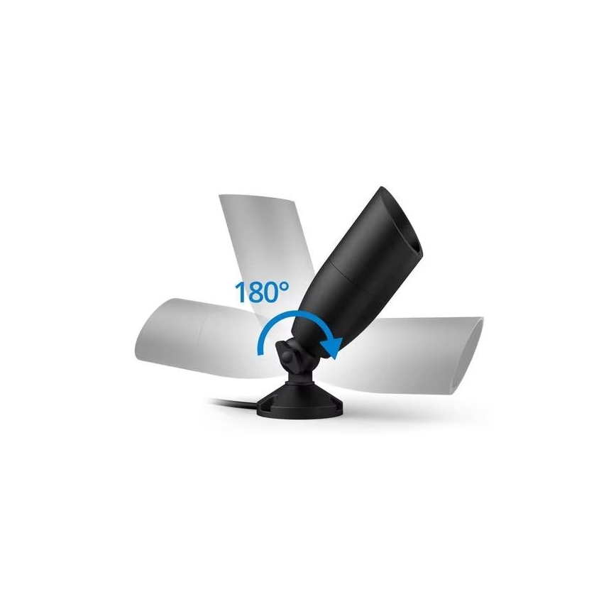 WiZ -KIT 2x LED RGBW Ljusreglerad utomhusbelysning SPOT LED/10W/230V 2700-5000K IP65 Wi-Fi
