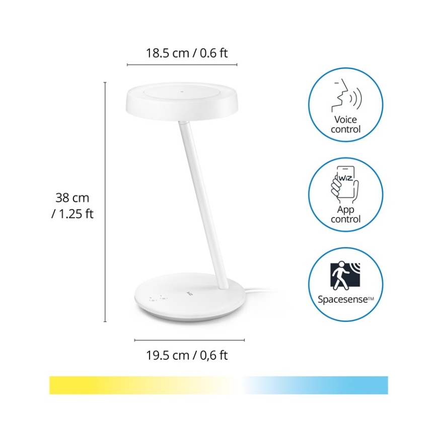 WiZ - LED Dimbar bordslampa PORTRAIT LED/10W/5V Wi-Fi 2700-6500K CRI 90