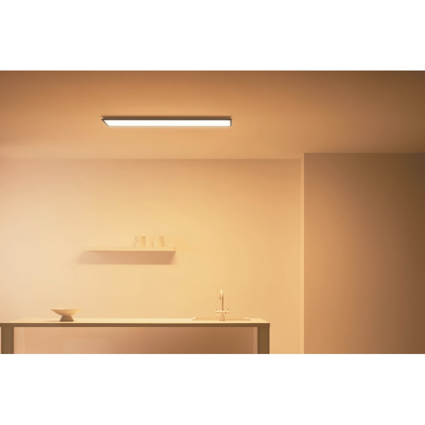 WiZ - LED Dimbar panel SUPERSLIM LED/36W/230V 2700-6500K Wi-Fi svart
