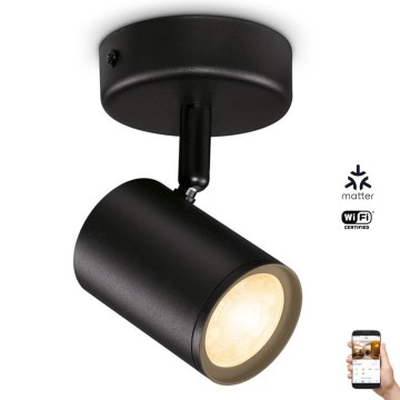 WiZ - LED Dimbar spotlight IMAGEO 1xGU10/4,9W/230V 2700-6500K CRI 90 Wi-Fi svart