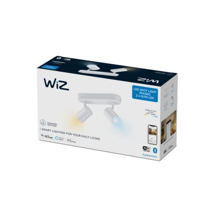 WiZ - LED Dimbar spotlight IMAGEO 2xGU10/4,9W/230V 2700-6500K Wi-Fi CRI 90 vit