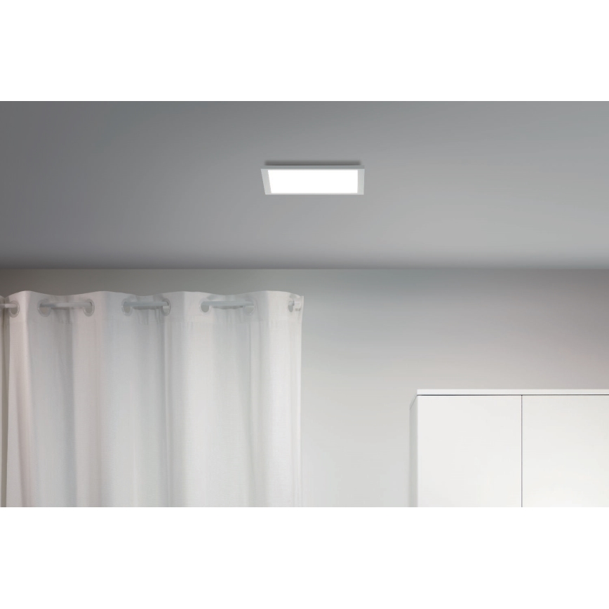 WiZ - LED Dimbar taklampa SUPERSLIM LED/12W/230V 2700-6500K Wi-Fi vit