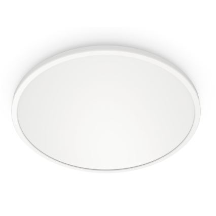 WiZ - LED Dimbar taklampa SUPERSLIM LED/14W/230V 2700-6500K Wi-Fi vit