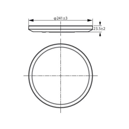 WiZ - LED Dimbar taklampa SUPERSLIM LED/14W/230V 2700-6500K Wi-Fi vit