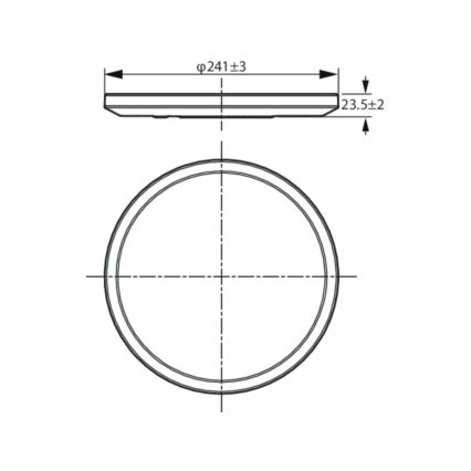 WiZ - LED Dimbar taklampa  SUPERSLIM LED/14W/230V 2700-6500K Wi-Fi svart
