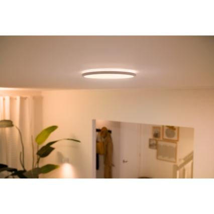 WiZ - LED Dimbar taklampa SUPERSLIM LED/16W/230V 2700-6500K Wi-Fi