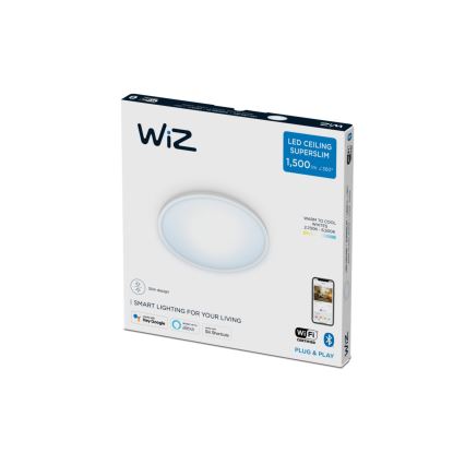 WiZ - LED Dimbar taklampa SUPERSLIM LED/16W/230V 2700-6500K Wi-Fi