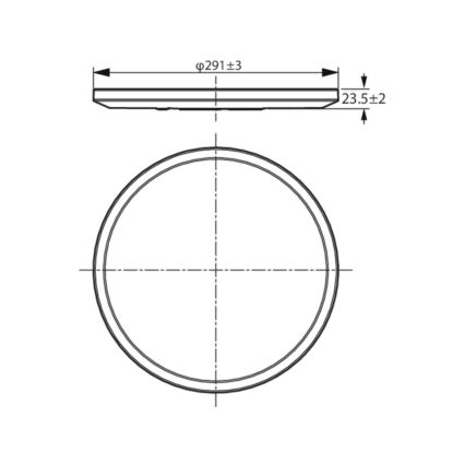 WiZ - LED Dimbar taklampa SUPERSLIM LED/16W/230V 2700-6500K Wi-Fi