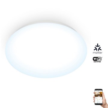 WiZ - LED Dimbar taklampa SUPERSLIM LED/17W/230V 4000K Wi-Fi