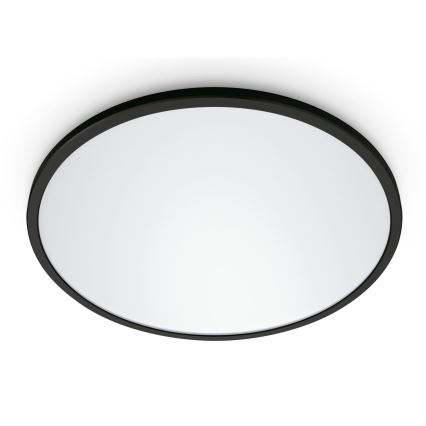 WiZ - LED Dimbar taklampa SUPERSLIM LED/32W/230V 2700-6500K Wi-Fi svart