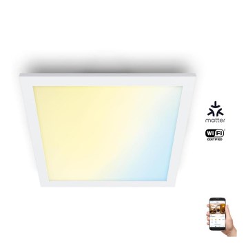 WiZ - LED Dimbar taklampa SUPERSLIM LED/36W/230V 2700-6500K Wi-Fi vit