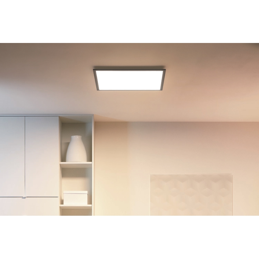 WiZ - LED Dimbar taklampa SUPERSLIM LED/36W/230V 2700-6500K Wi-Fi svart