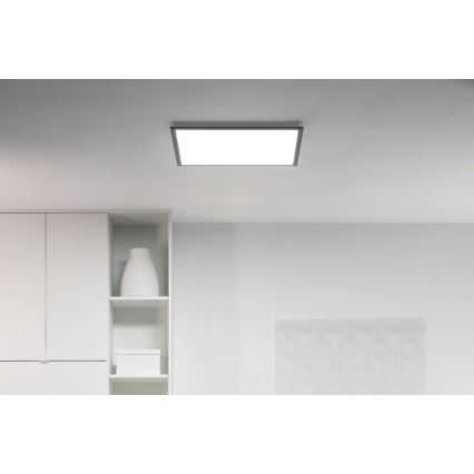 WiZ - LED Dimbar taklampa SUPERSLIM LED/36W/230V 2700-6500K Wi-Fi svart
