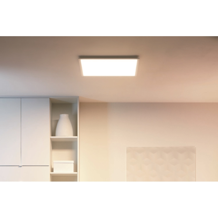 WiZ - LED Dimbar taklampa SUPERSLIM LED/36W/230V 2700-6500K Wi-Fi vit