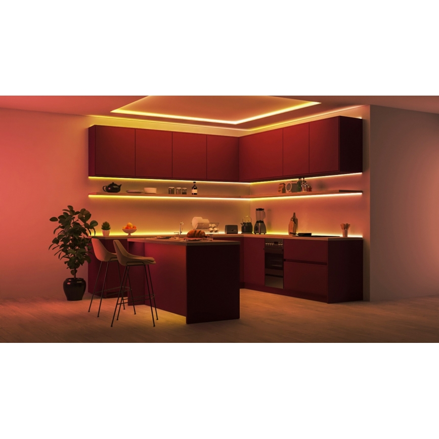 WiZ - LED RGBIC Dimbar remsa 10m LED/21W/230V 2700-6500K Wi-Fi