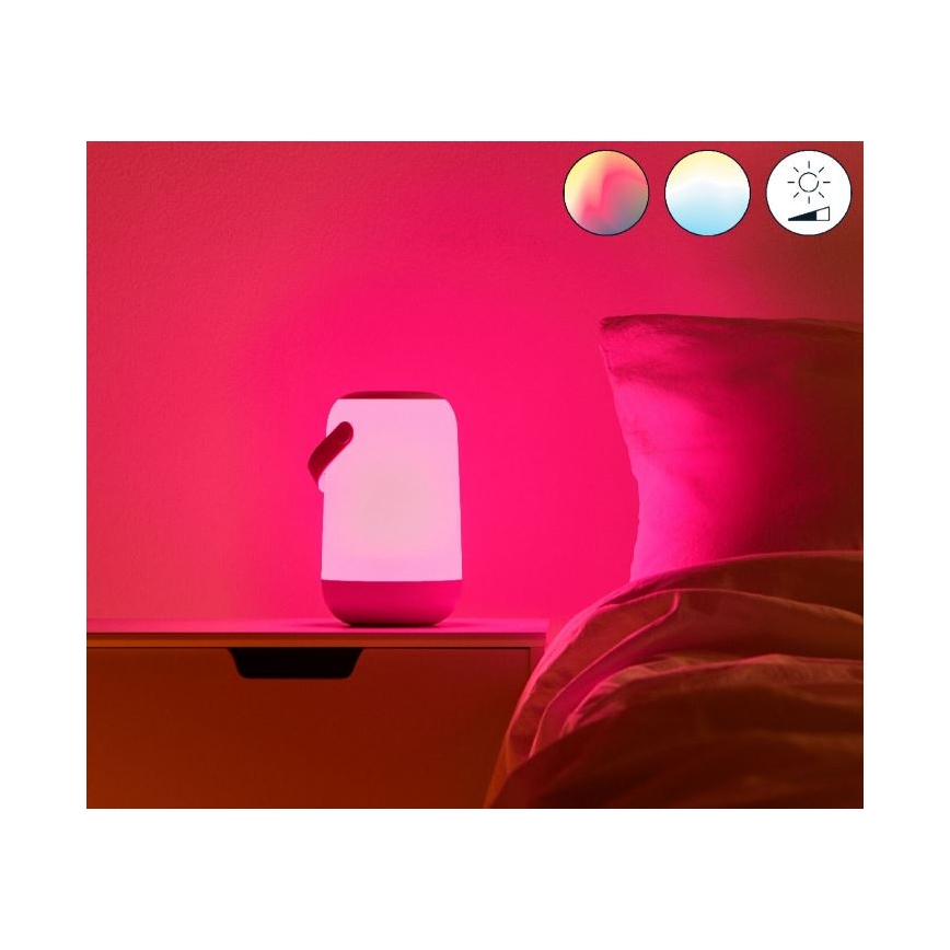 WiZ - LED RGBW Dimbar bärbar lampa MOBILE LED/13,5W/5V 2200-6500K Wi-Fi