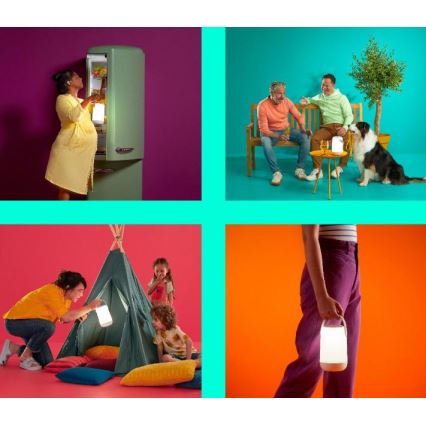 WiZ - LED RGBW Dimbar bärbar lampa MOBILE LED/13,5W/5V 2200-6500K Wi-Fi