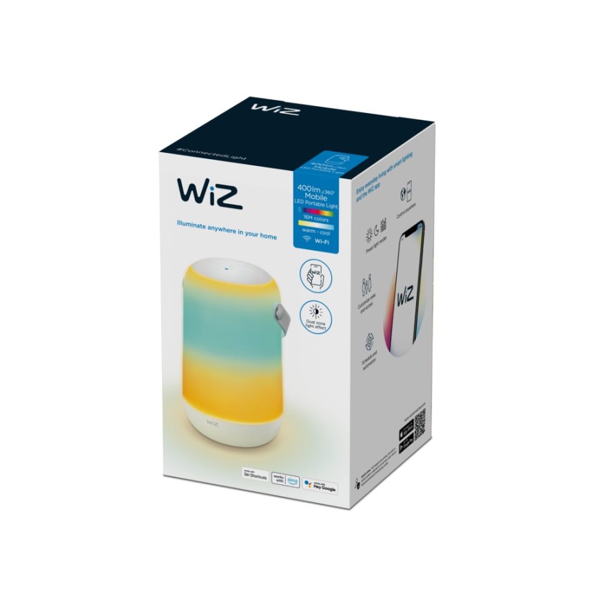 WiZ - LED RGBW Dimbar bärbar lampa MOBILE LED/13,5W/5V 2200-6500K Wi-Fi
