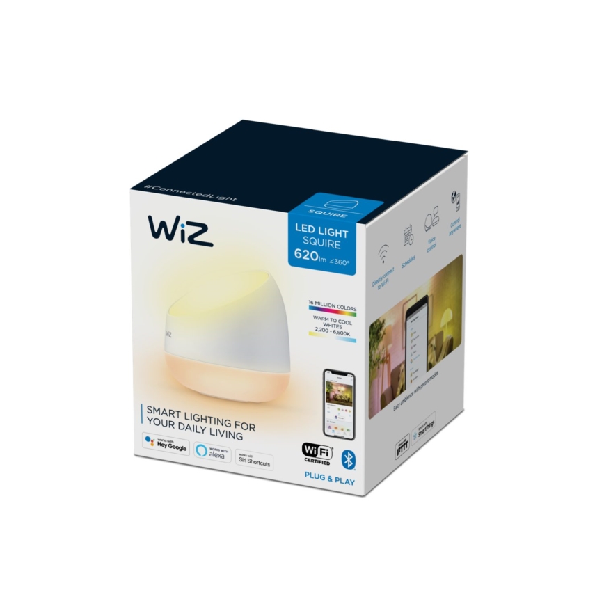 WiZ - LED RGBW Dimbar bordslampa SQUIRE LED/9W/230V 2200-6500K Wi-Fi