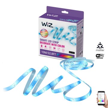 WiZ - LED RGBW dimbar remsa 10m LED/12W/230V 2700-6500K Wi-Fi