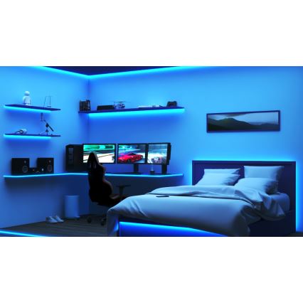 WiZ - LED RGBW dimbar remsa 10m LED/12W/230V 2700-6500K Wi-Fi