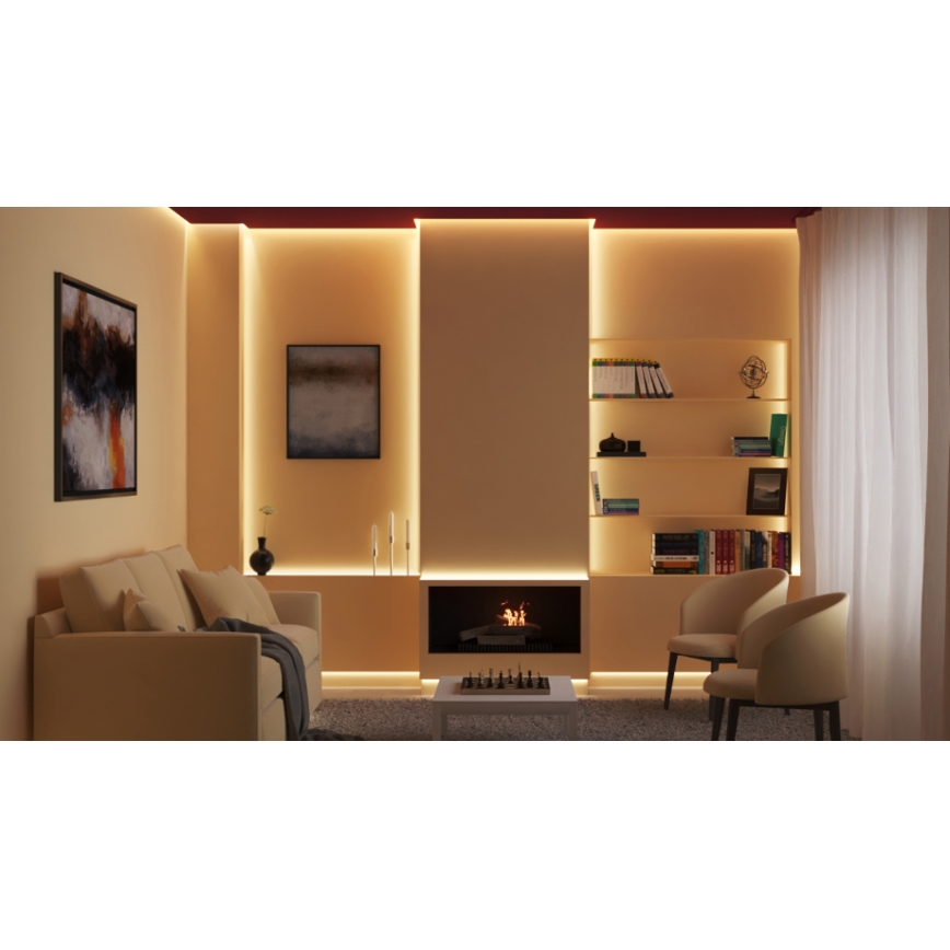 WiZ - LED RGBW dimbar remsa 10m LED/12W/230V 2700-6500K Wi-Fi