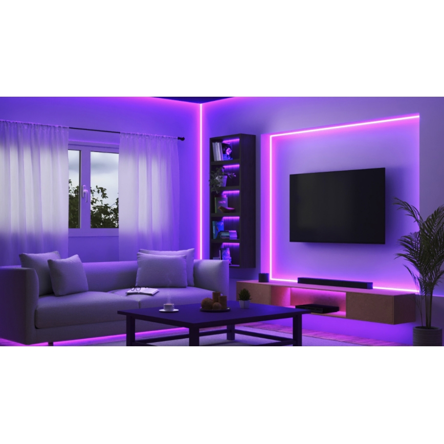 WiZ - LED RGBW dimbar remsa 4m LED/6,5/230V 2700-6500K Wi-Fi