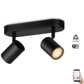 WiZ - LED RGBW Dimbar spotlight IMAGEO 2xGU10/4,9W/230V 2200-6500K Wi-Fi CRI 90 svart