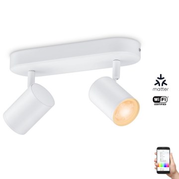 WiZ - LED RGBW Dimbar spotlight IMAGEO 2xGU10/4,9W/230V 2200-6500K Wi-Fi CRI 90 vit