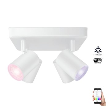 WiZ - LED RGBW Dimbar spotlight IMAGEO 4xGU10/4,9W/230V 2200-6500K Wi-Fi CRI 90 vit