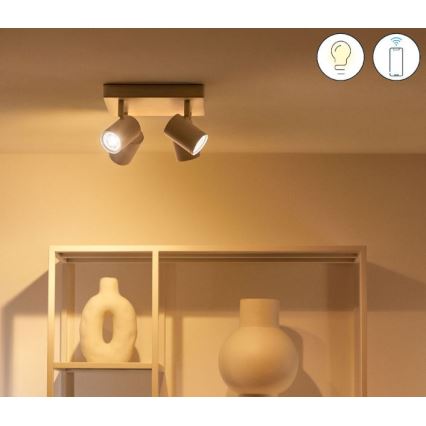 WiZ - LED RGBW Dimbar spotlight IMAGEO 4xGU10/4,9W/230V 2200-6500K Wi-Fi CRI 90 vit