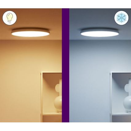 WiZ - LED RGBW Dimbar taklampa RUNE LED/21W/230V 2700-6500K Wi-Fi vit