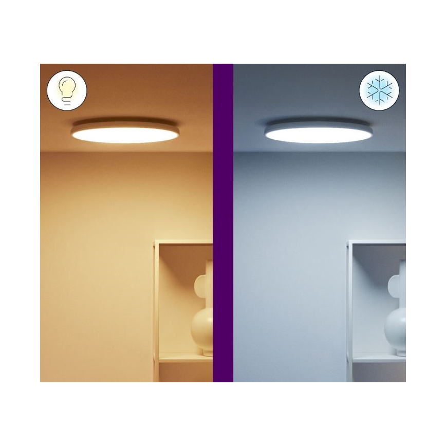 WiZ - LED RGBW Dimbar taklampa RUNE LED/21W/230V 2700-6500K Wi-Fi vit