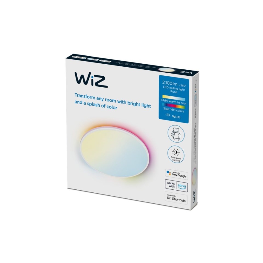 WiZ - LED RGBW Dimbar taklampa RUNE LED/21W/230V 2700-6500K Wi-Fi vit