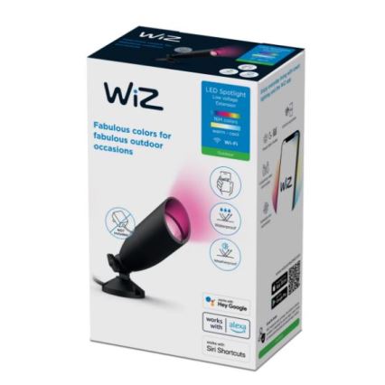 WiZ - LED RGBW Dimbar utomhusspotlight SPOT LED/4W/12V 2700K-5000K IP65 Wi-Fi