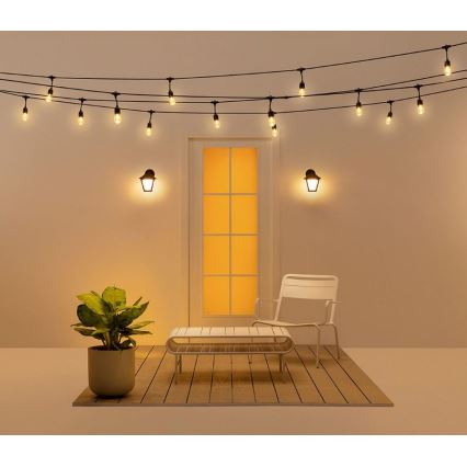 WiZ - LED RGBW Dimbar vägglampa utomhus LED/9,5W/230V 2700-5000K IP44 Wi-Fi