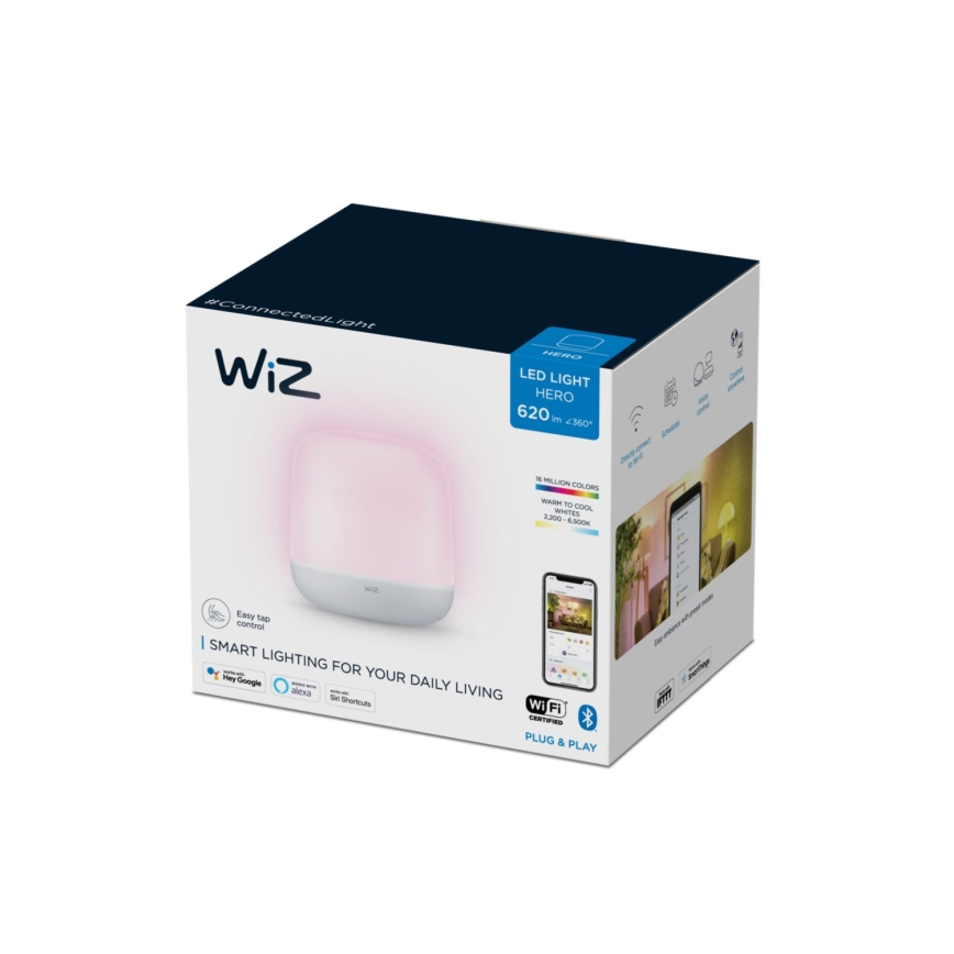 WiZ - LED RGBW Ljusreglerad bordslampa HERO LED/9W/230V 2200-6500K Wi-Fi