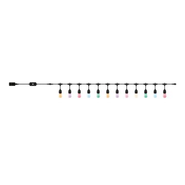 WiZ - LED RGBW Ljusreglerad outdoor chain 12xLED 14,4m IP65 2700-5000K Wi-Fi