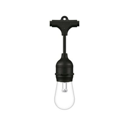WiZ - LED RGBW Ljusreglerad outdoor chain 12xLED 14,4m IP65 2700-5000K Wi-Fi