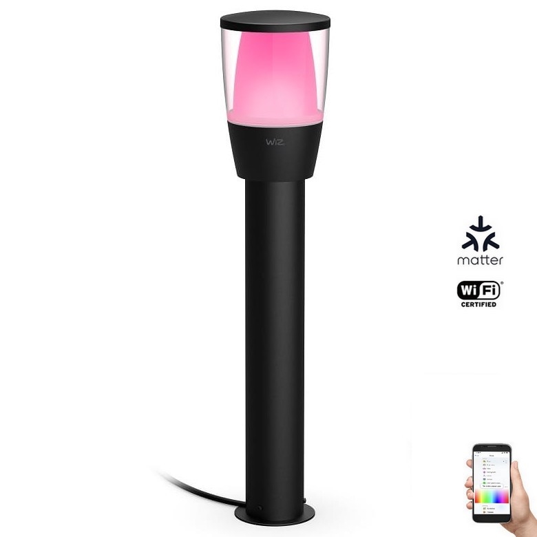 WiZ - LED RGBW Ljusreglerad utomhus lampa ELPAS LED/4,8W/12/230V 2700-5000K IP65 Wi-Fi