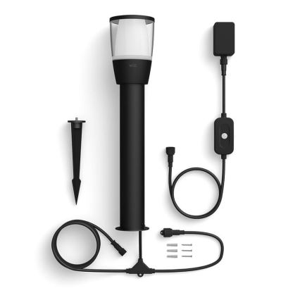 WiZ - LED RGBW Ljusreglerad utomhus lampa ELPAS LED/4,8W/12/230V 2700-5000K IP65 Wi-Fi