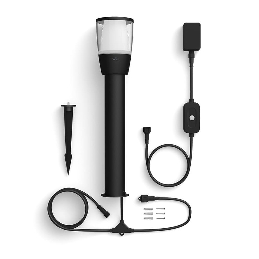 WiZ - LED RGBW Ljusreglerad utomhus lampa ELPAS LED/4,8W/12/230V 2700-5000K IP65 Wi-Fi