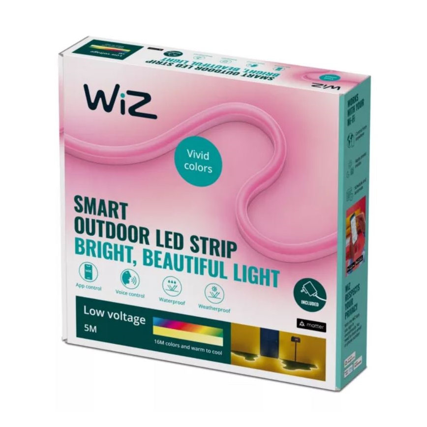 WiZ - LED RGBW Ljusreglerad utomhus list 5m LED/24W/230V 2700-5000K Wi-Fi IP65