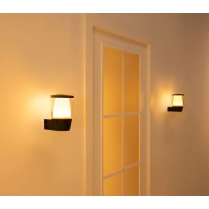 WiZ - LED RGBW Dimbar vägglampa utomhus ELPAS LED/8,5W/230V 2700–5000K IP44 Wi-Fi