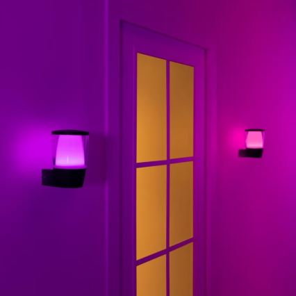 WiZ - LED RGBW Dimbar vägglampa utomhus ELPAS LED/8,5W/230V 2700–5000K IP44 Wi-Fi