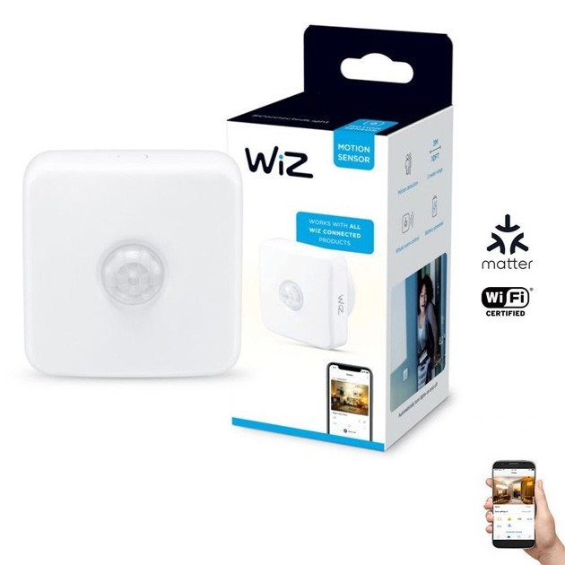 WiZ - Rörelsesensor 1xLR6 Wi-Fi