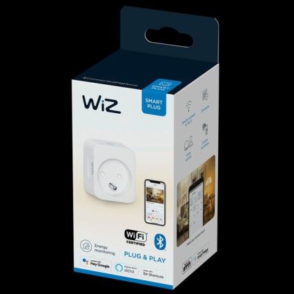 WiZ - Smart uttag E 2300W + effektmätare Wi-Fi