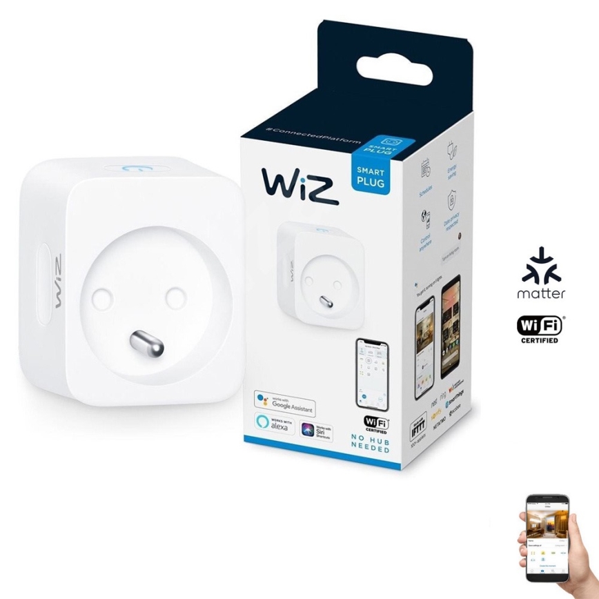 WiZ - Smart uttag E 2300W Wi-Fi